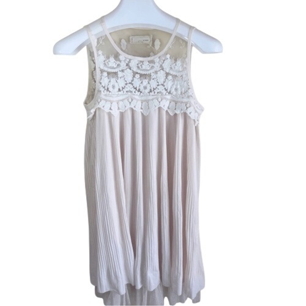 Anthropologie A'Reve Crochet Above Knee Lacy Coquette Womens Dress Size Medium